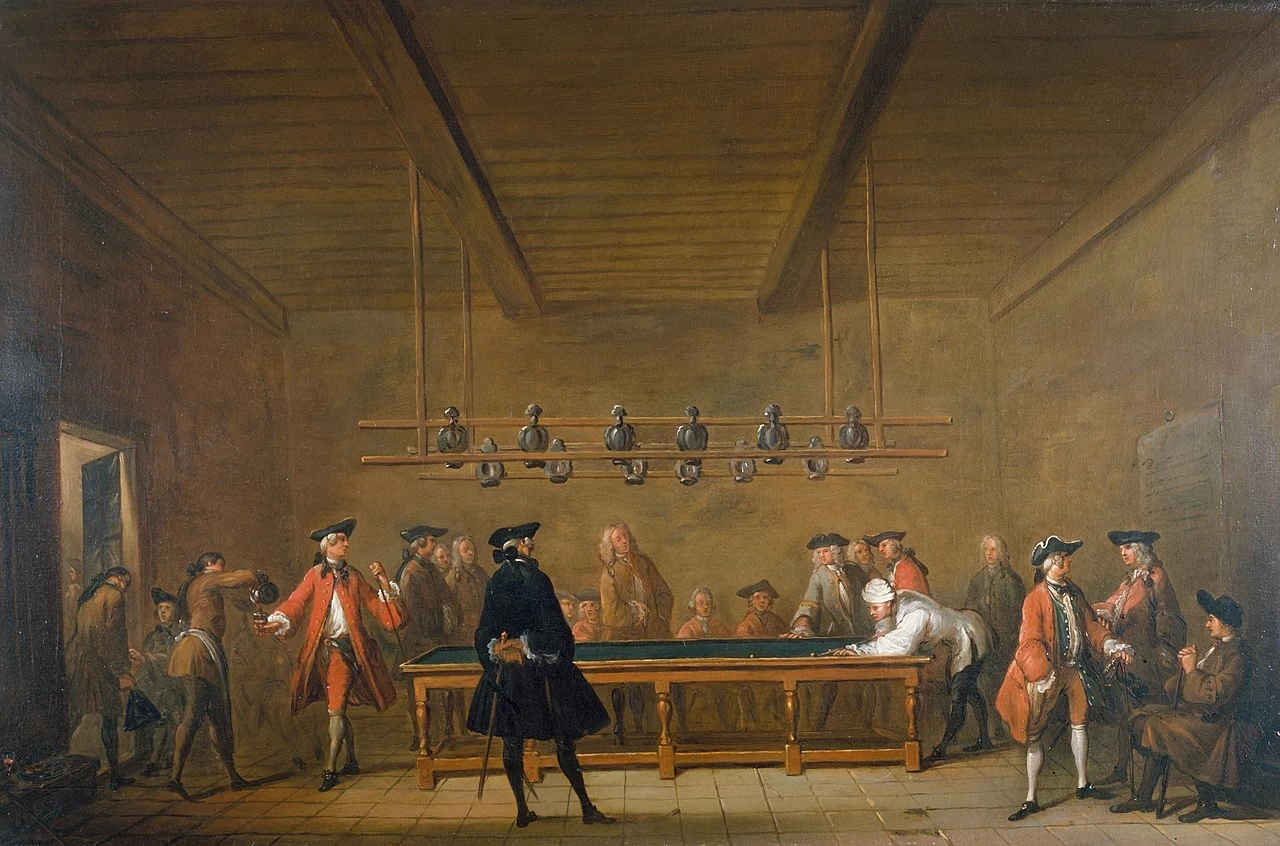 Jean Siméon Chardin - la partita a biliardo, Musée Carnavalet